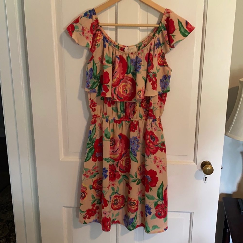 Everly floral off the shoulder dress